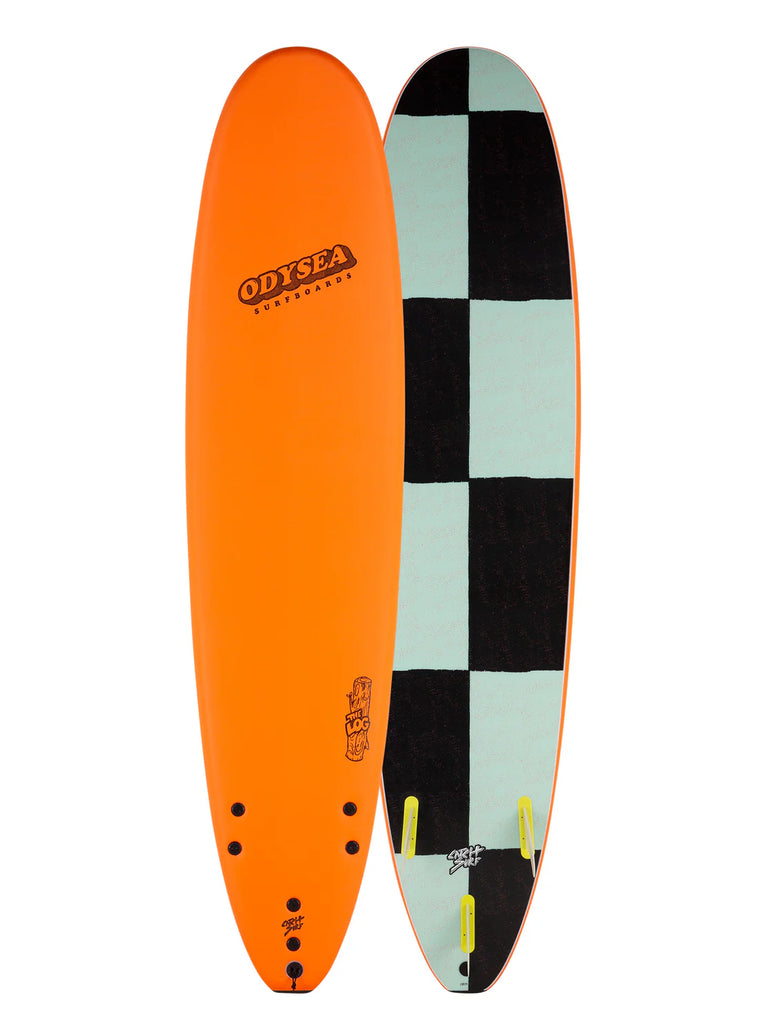 Catch Surf Log 8' Orange / Check – Deuxième Vague