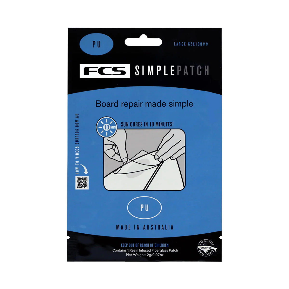 Flatcon Patch FCS Simple Patch Large (PU) – Deuxième Vague